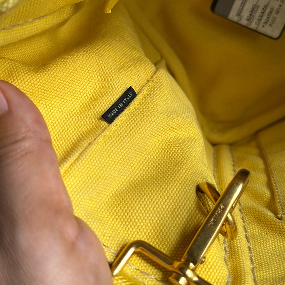 Prada Canapa Girasole 🌻 Small 2 way bag - Picture 11 of 17